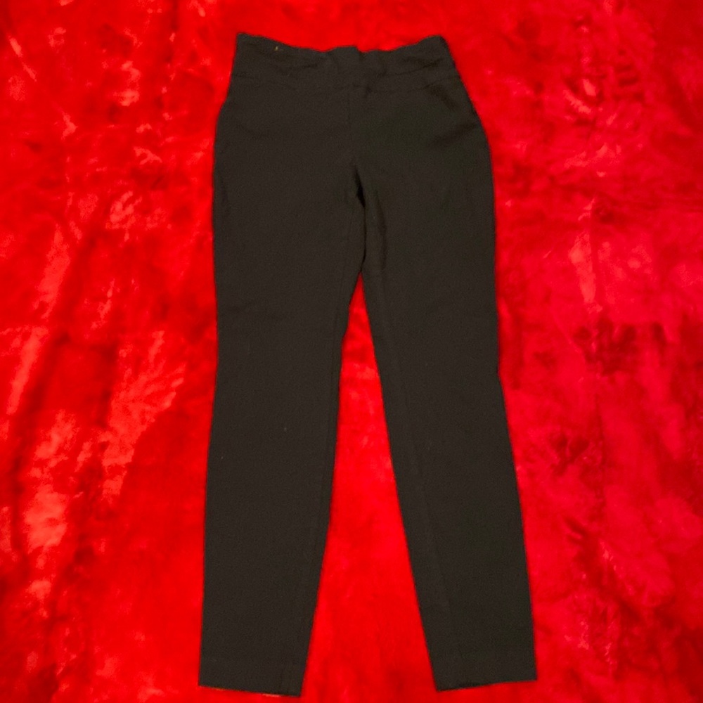 Stretchy black pull on pants
